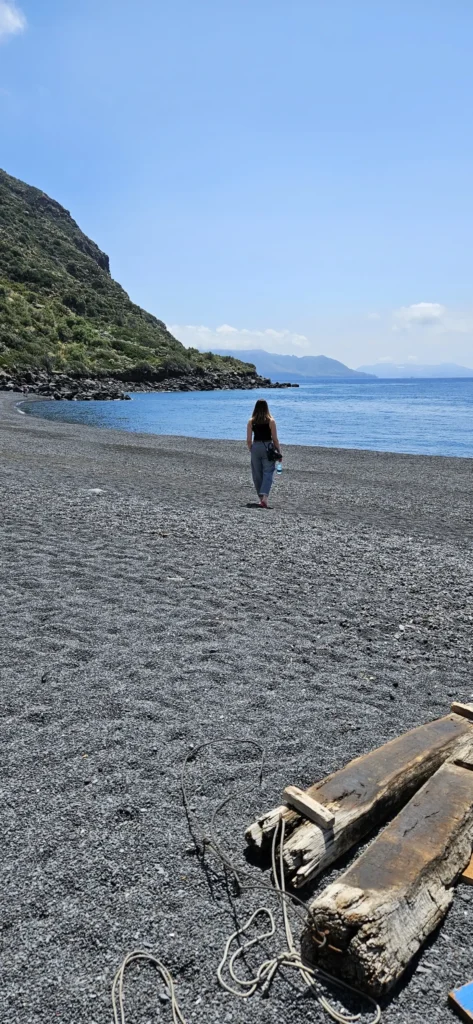 Person on a beach