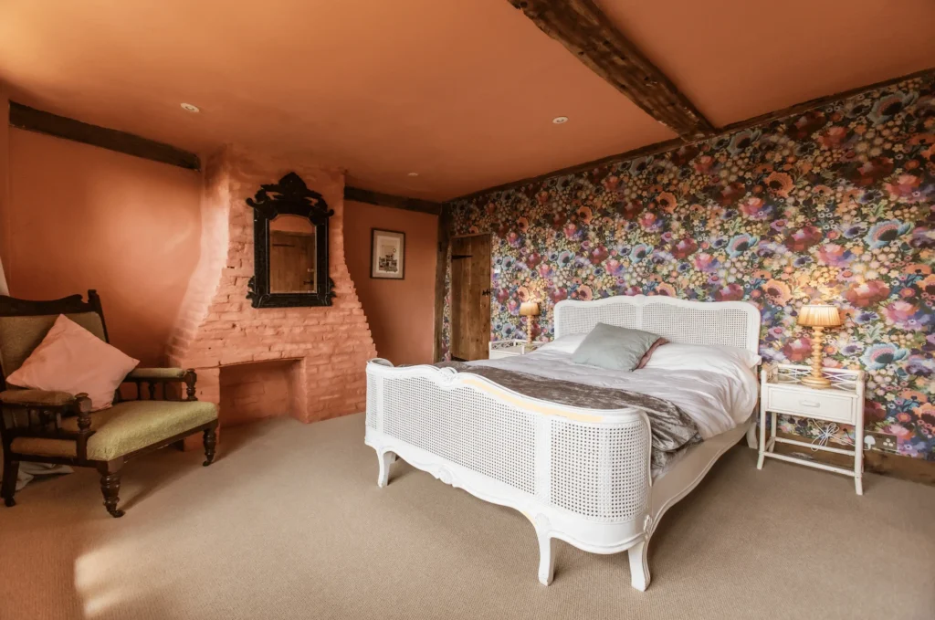 King bed in a room